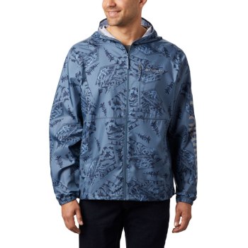 Columbia Jas Heren, Flash Forward Printed Windbreaker Blauw, 10JULPQMS